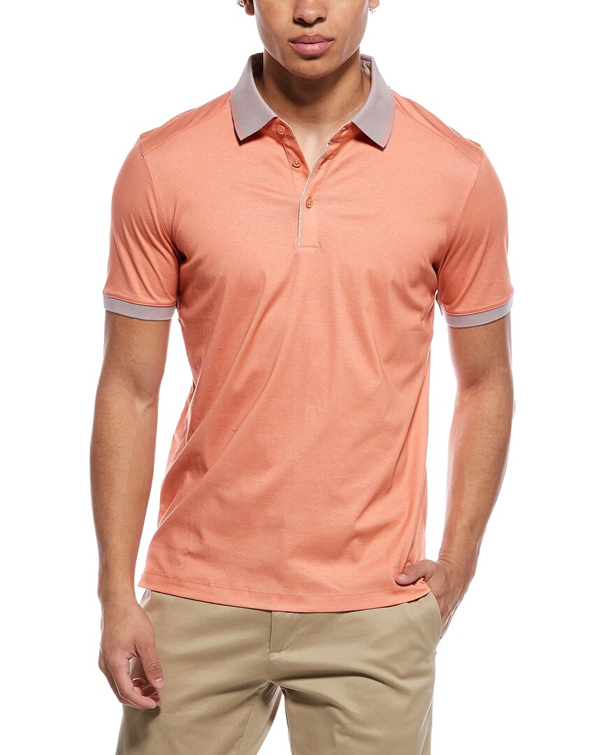 Raffi Jacquard Printed Polo Shirt