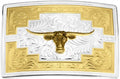 Men's Santa Fe Sunrise Buckle In Silver/gold
