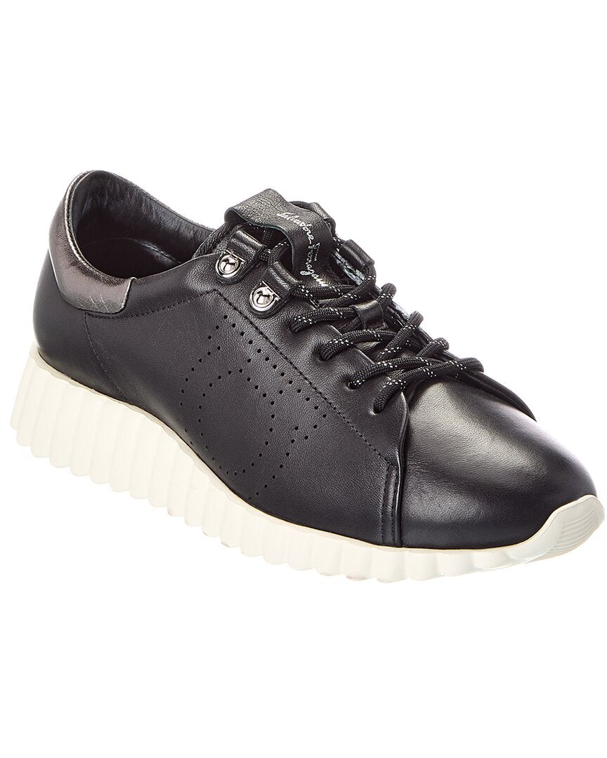 Ferragamo Ninfa Leather Sneaker