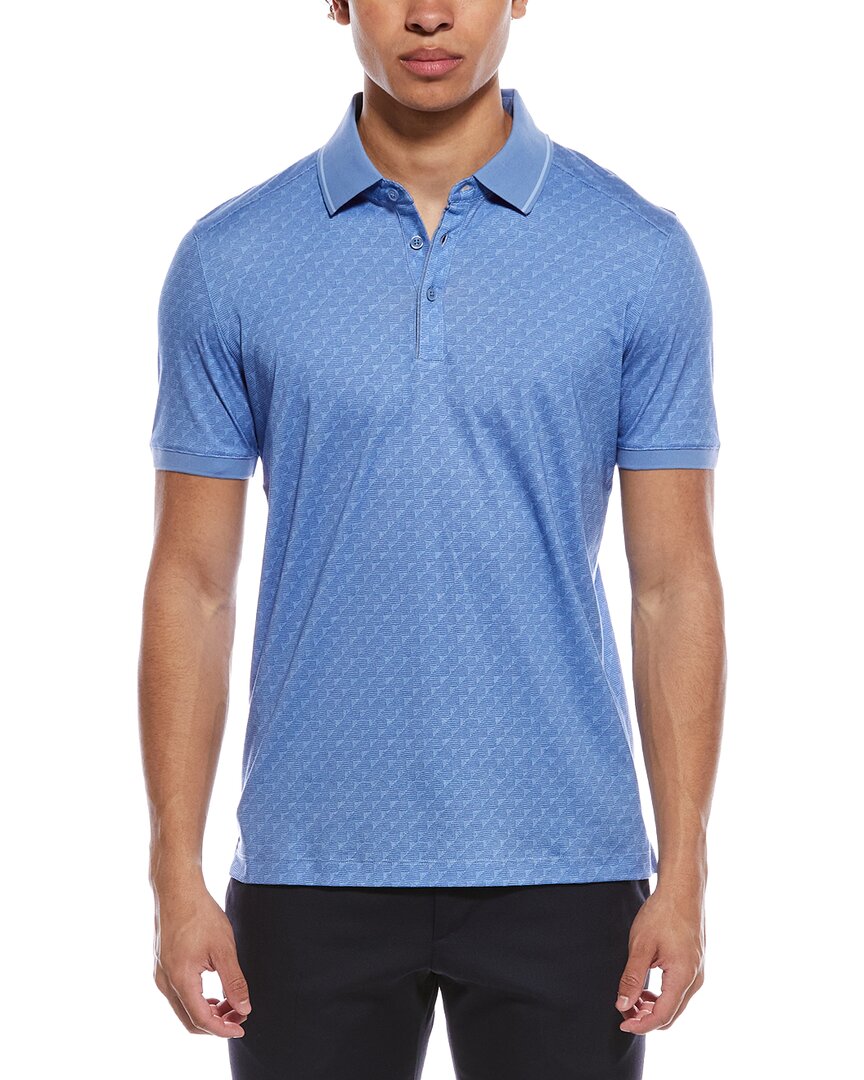 Raffi Jacquard Printed Polo Shirt