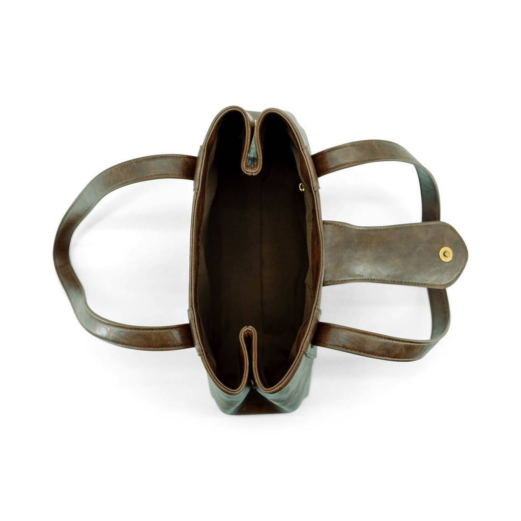 Women's Fiora Signature Lock Satchel In Brown