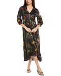 Johnny Was Bishop Sleeve Midi Dress
