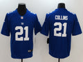 Men's New York Giants Landon Collins #21 Blue Game Jersey1