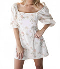 Deanna Dress In White