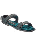 Ferragamo Anteo Leather Flat Sandal