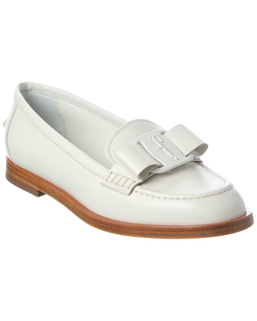 Ferragamo Vivaldo Leather Loafer