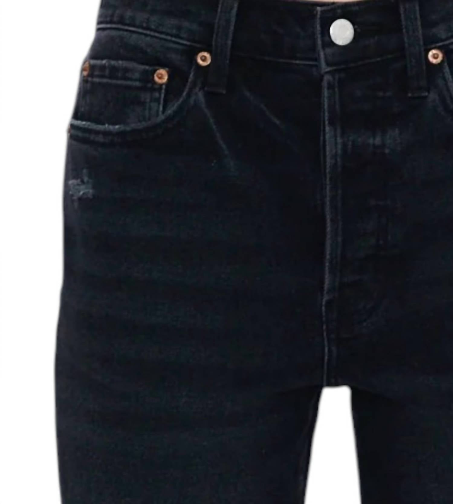 Charlie High Rise Classic Straight Ankle Jean In Jubilee Vintage