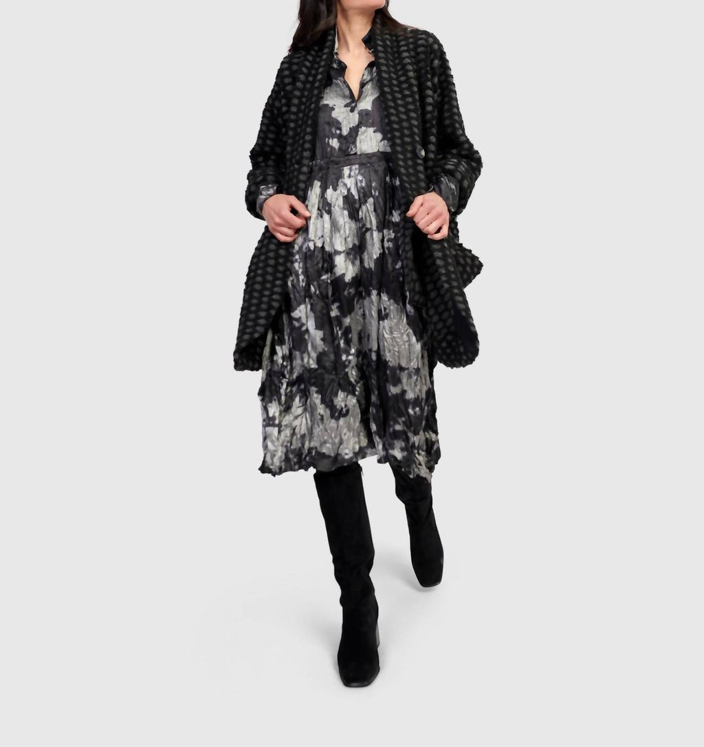 Thorne Cozy Cowl Jacket In Net