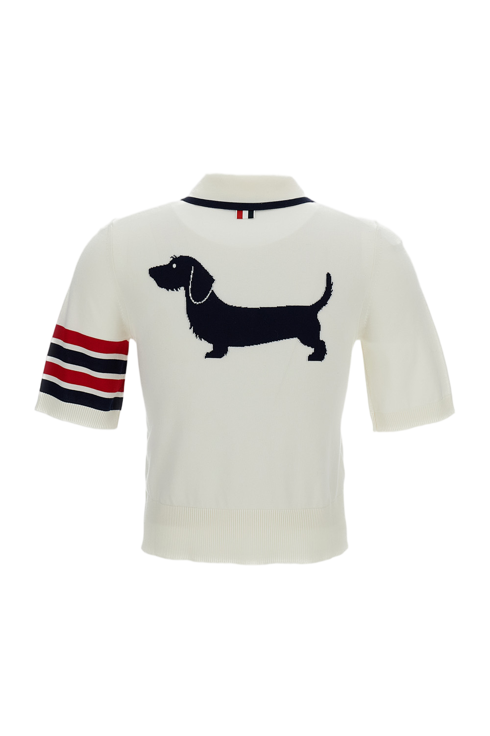 White Jersey Stitch Hector Polo