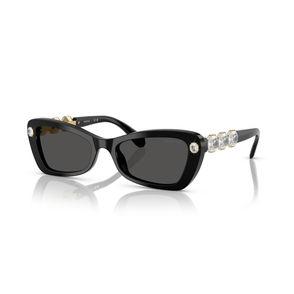 0Sk6033 Cat-Eye Sunglasses with Crystal Accents