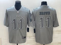 Men's Philadelphia Eagles A.J. Brown #11 Gray Atmosphere Fashion Game jersey