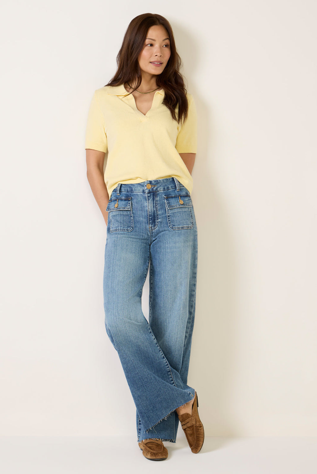 Women's Bennie Polo Sweater T-Shirt