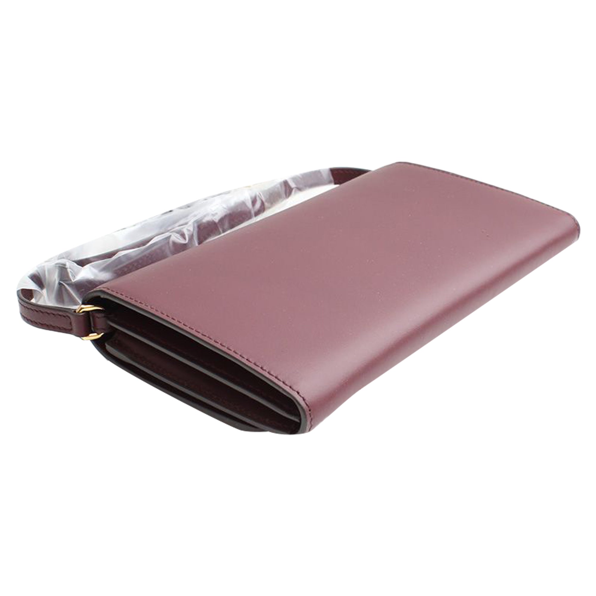 Mahogany Red Mini Crossbody Bag