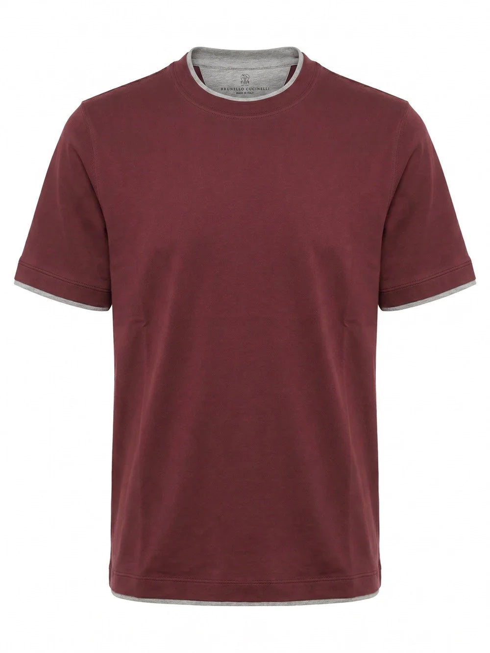 Brunello Cucinelli Men T-Shirt With Faux-Layering