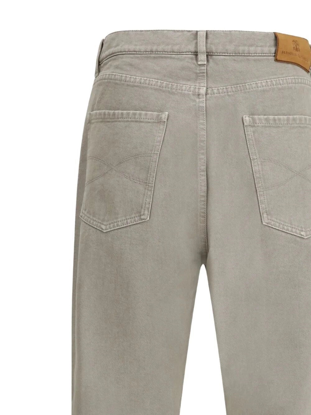 Brunello Cucinelli Men Dyed Denim Pants