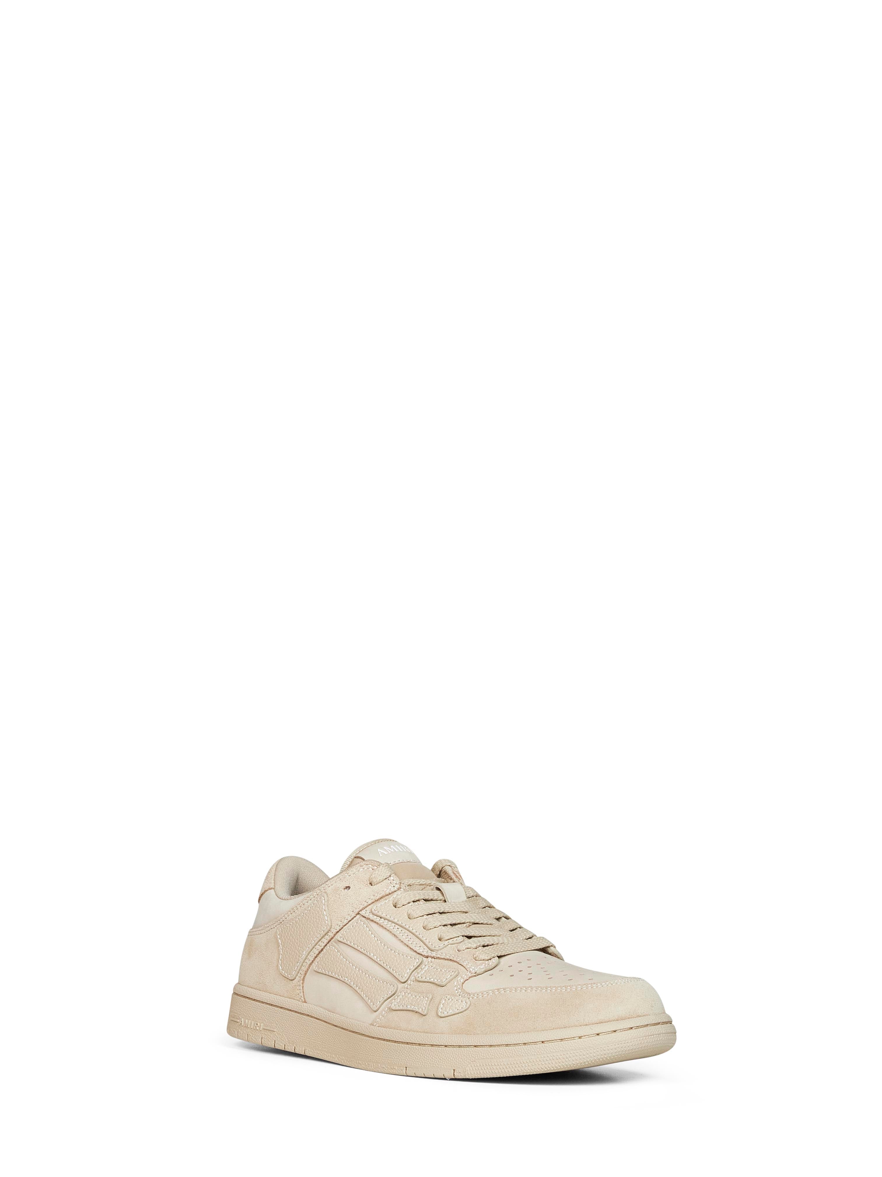 Amiri Men Alabaster Suede Skel Top Low Sneakers