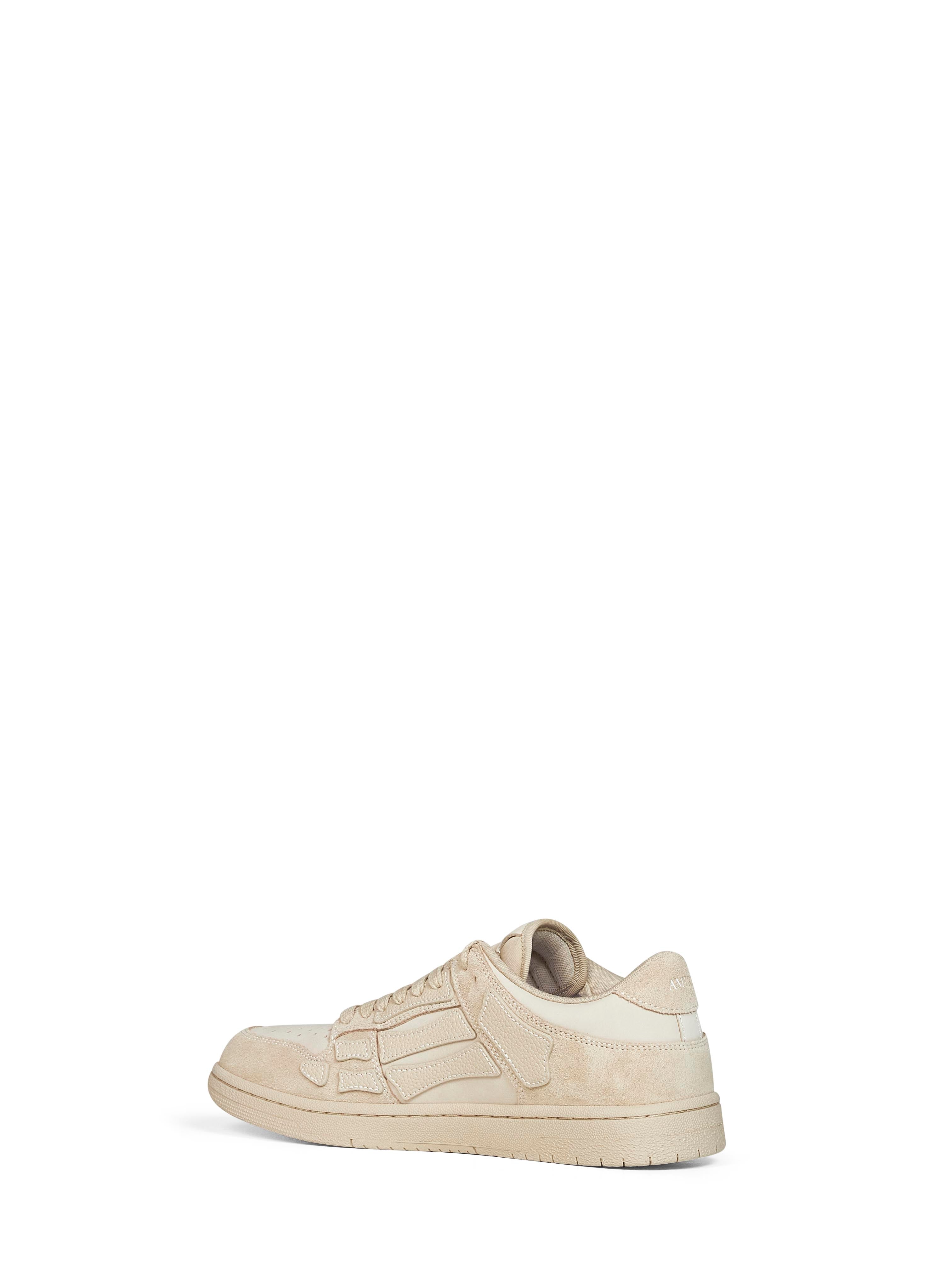 Amiri Men Alabaster Suede Skel Top Low Sneakers