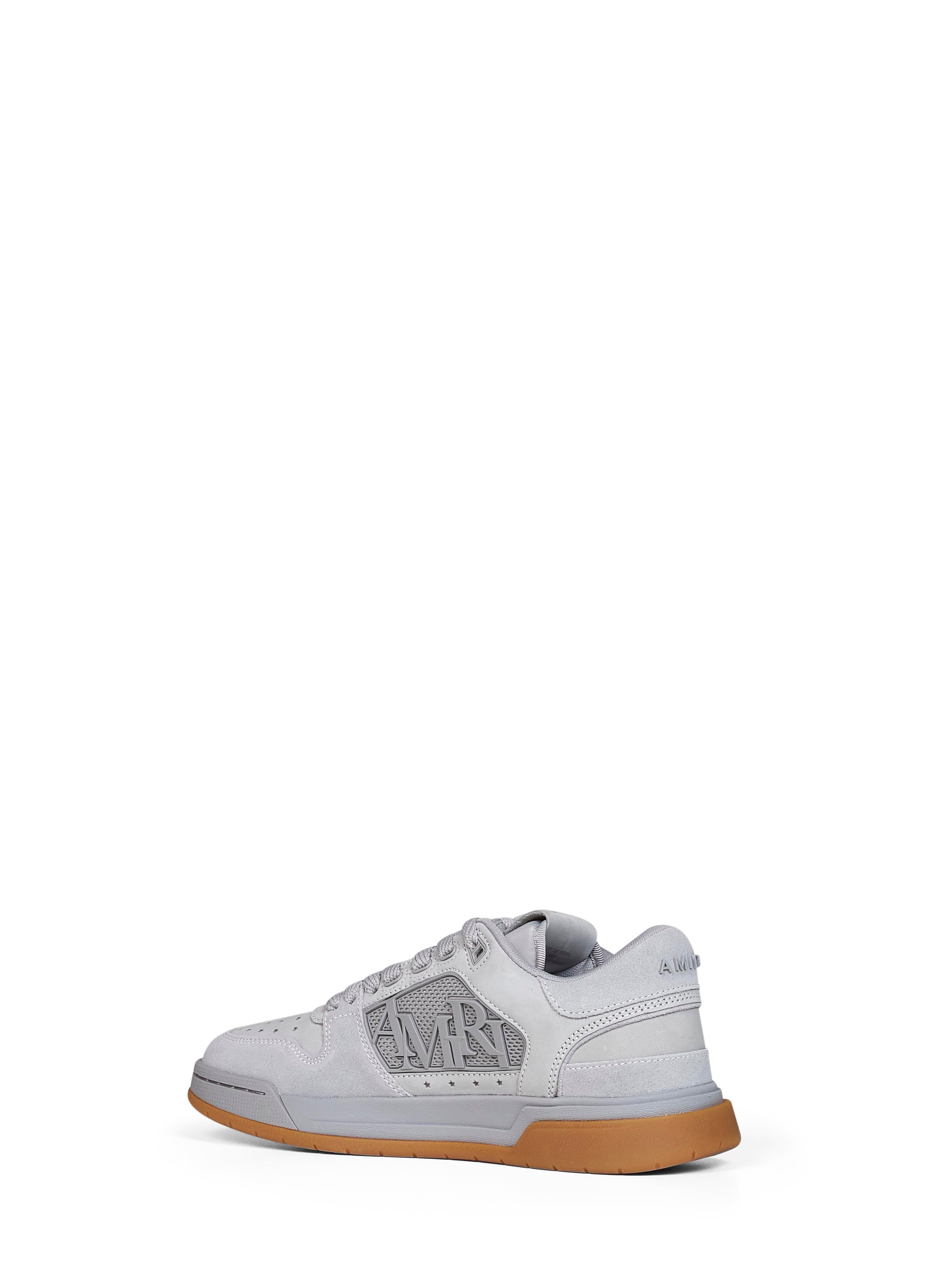 Amiri Men Grey Suede Classic Low Sneakers