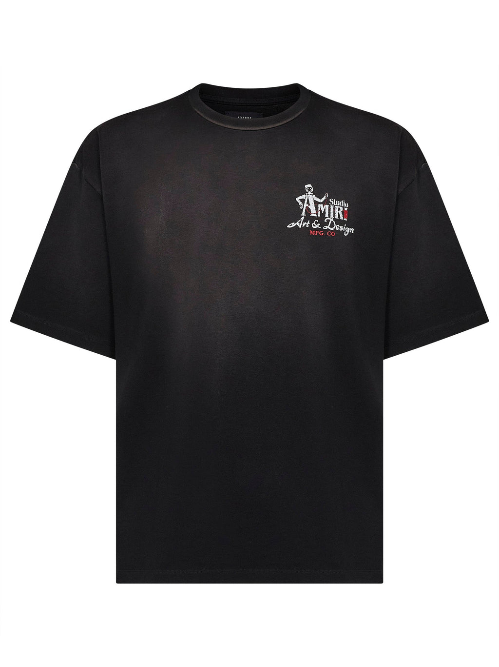 Amiri Men Black Cotton Jersey Amiri Studio Oversized T-Shirt