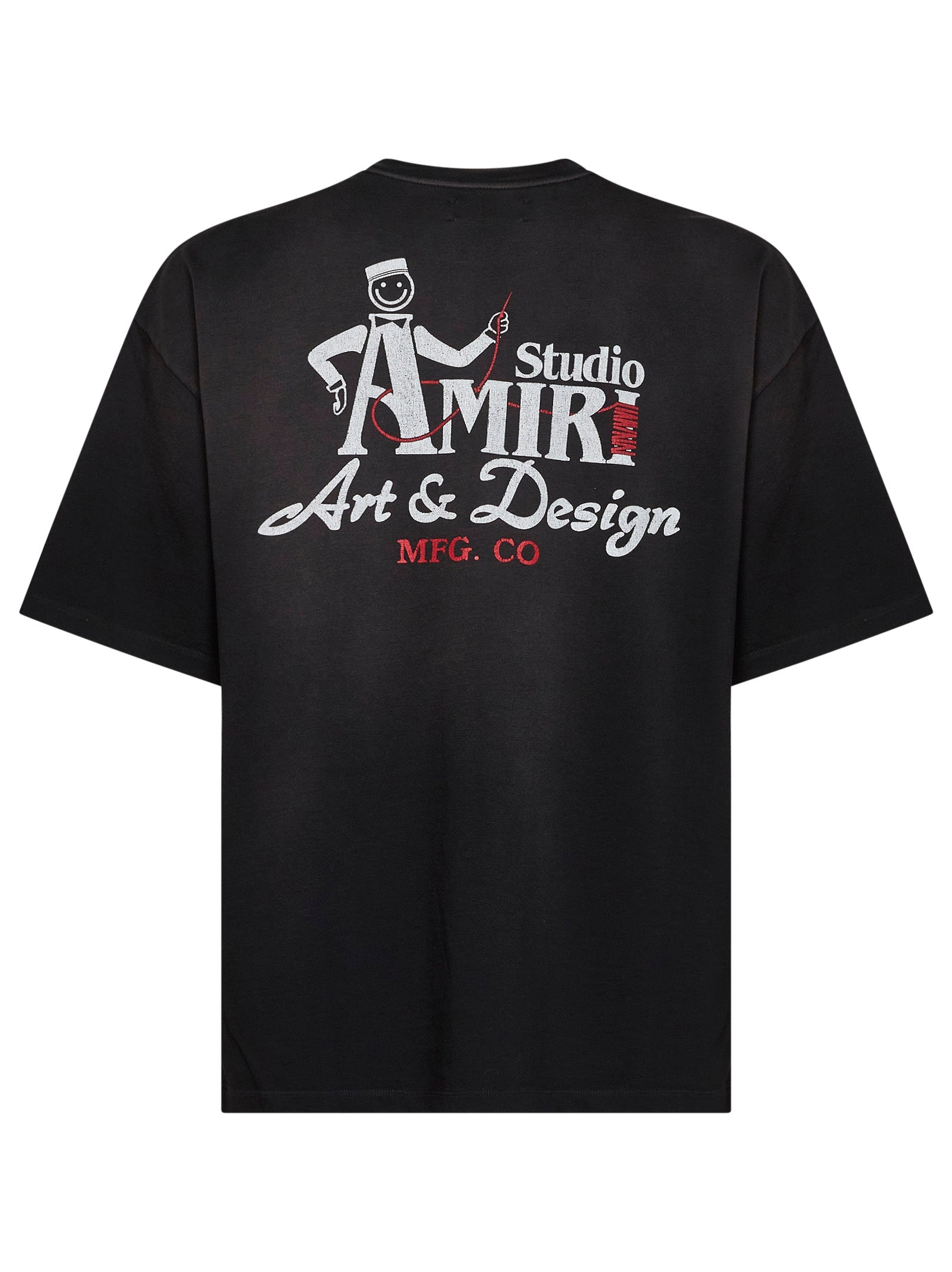 Amiri Men Black Cotton Jersey Amiri Studio Oversized T-Shirt