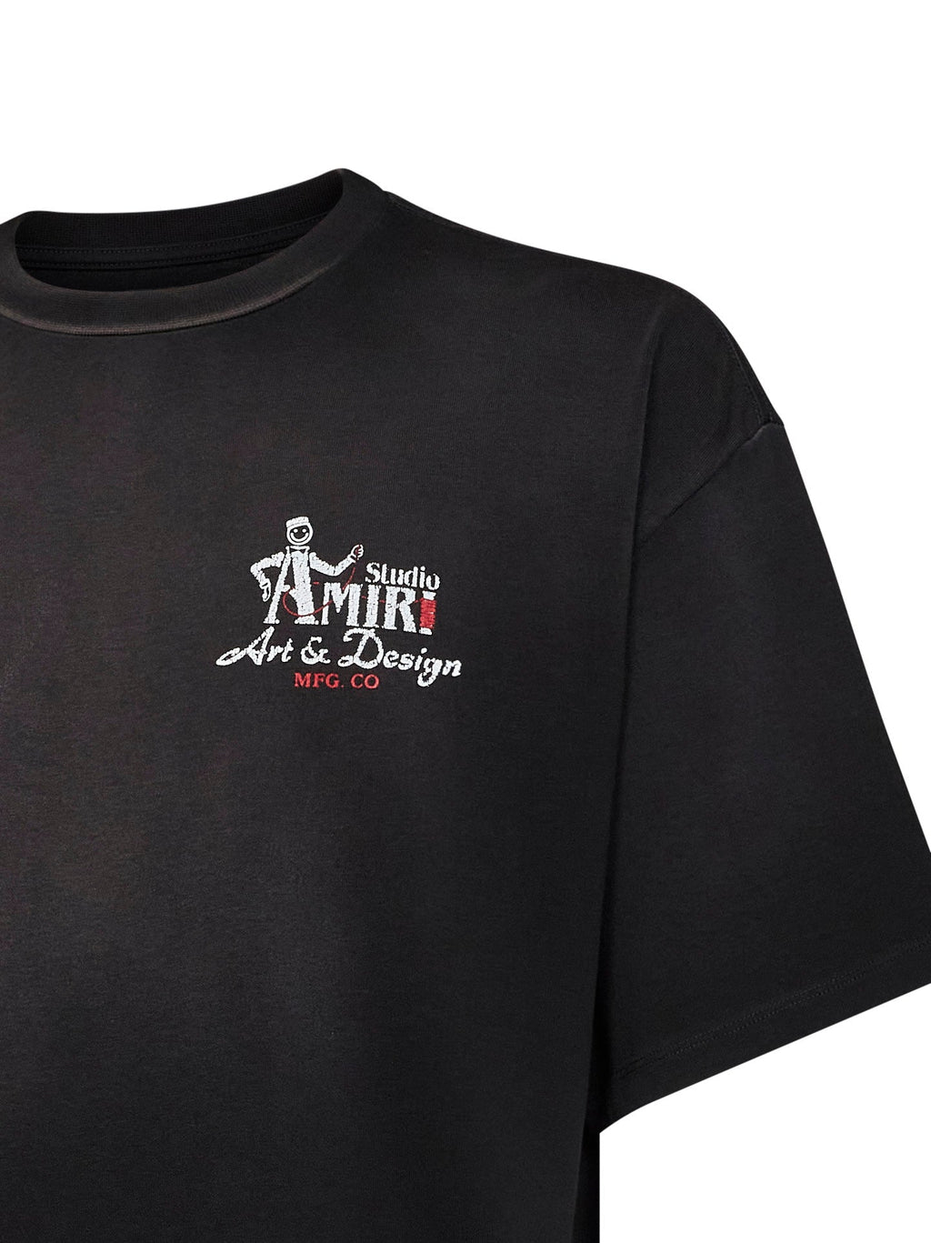 Amiri Men Black Cotton Jersey Amiri Studio Oversized T-Shirt