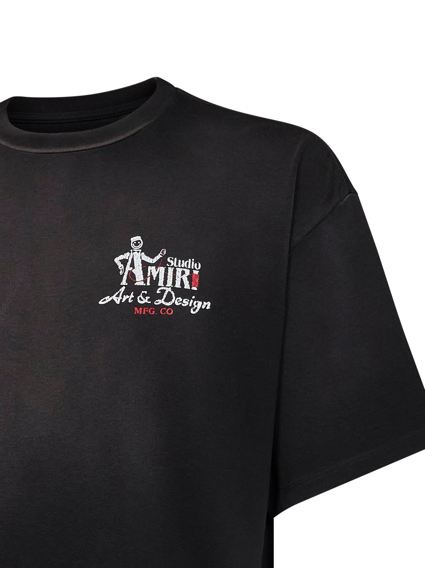 Amiri Men Black Cotton Jersey Amiri Studio Oversized T-Shirt