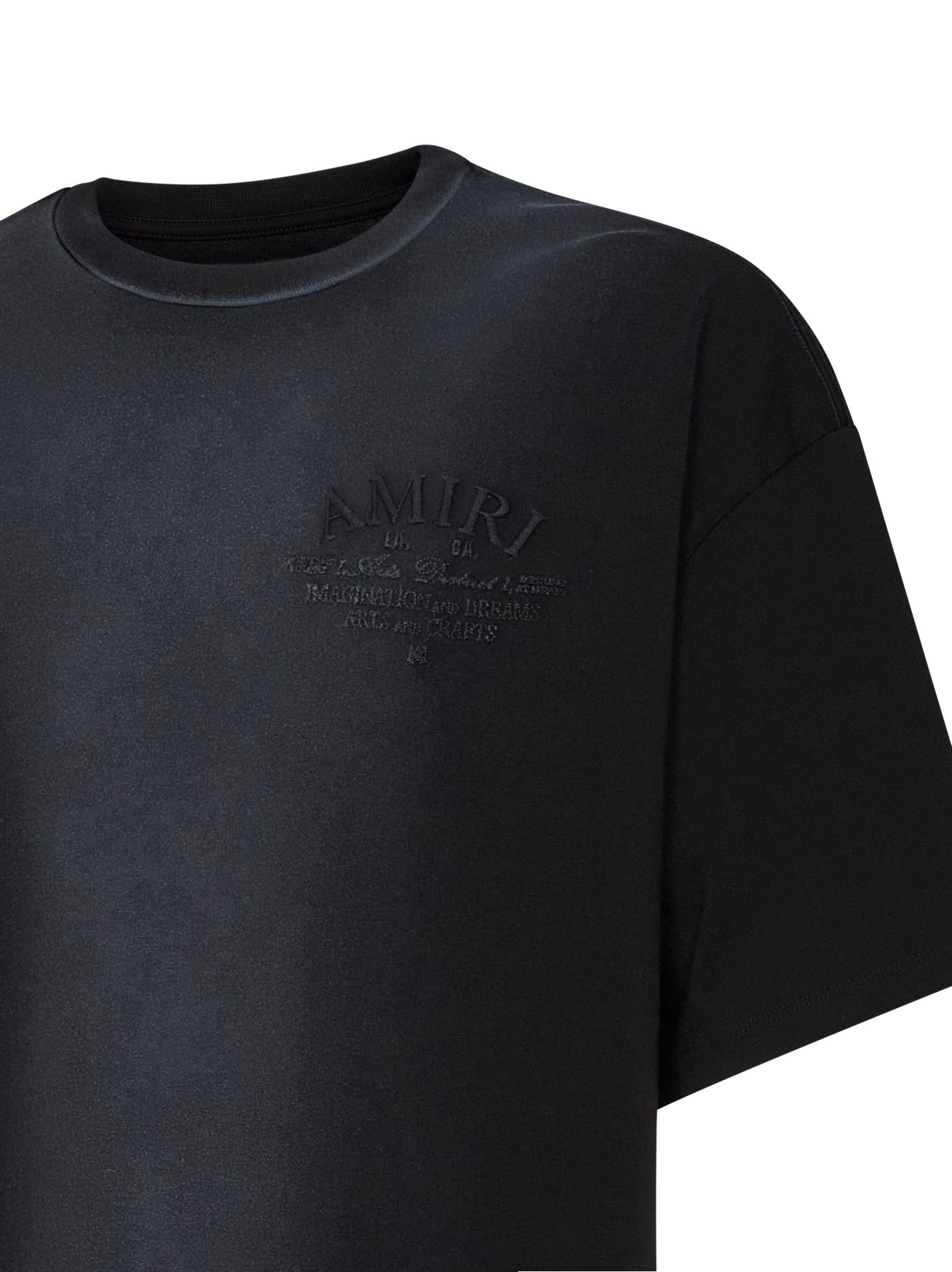 Amiri Men Black Cotton Jersey Arts District Oversized T-Shirt
