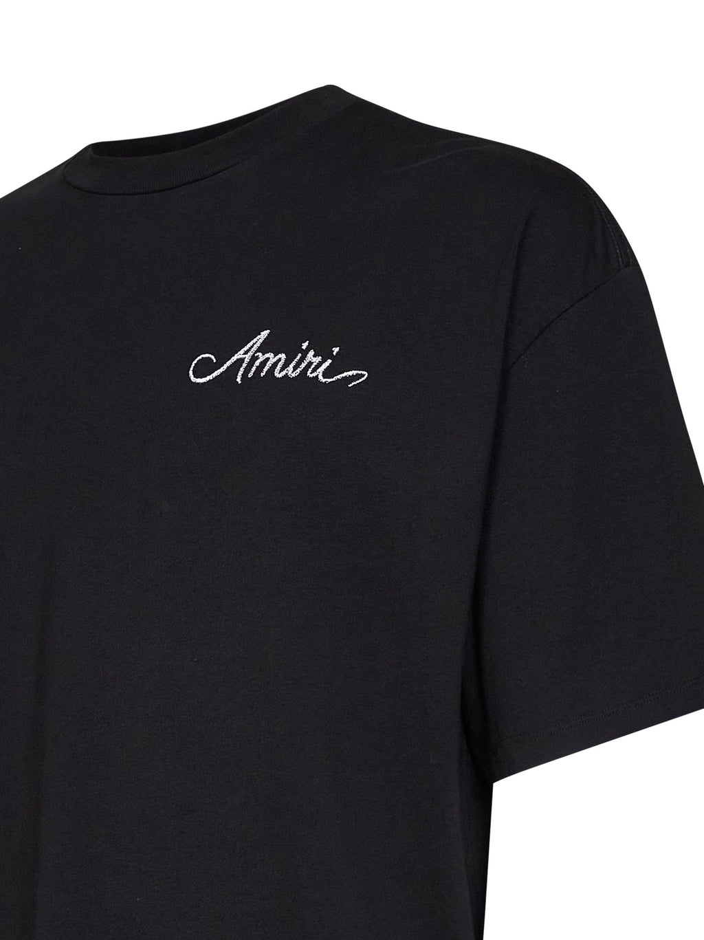 Amiri Men Black Jersey Ma Quad Checkerboard T-Shirt
