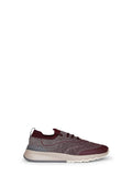 Brunello Cucinelli Men Stone And Burgundy Techno Cotton Knit Runners