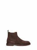 Brunello Cucinelli Men Mocha Suede Chelsea Ankle Boots