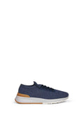 Brunello Cucinelli Men Denim Wool Knit Runners