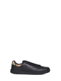 Burberry Men Black Calf Leather Set Sneakers