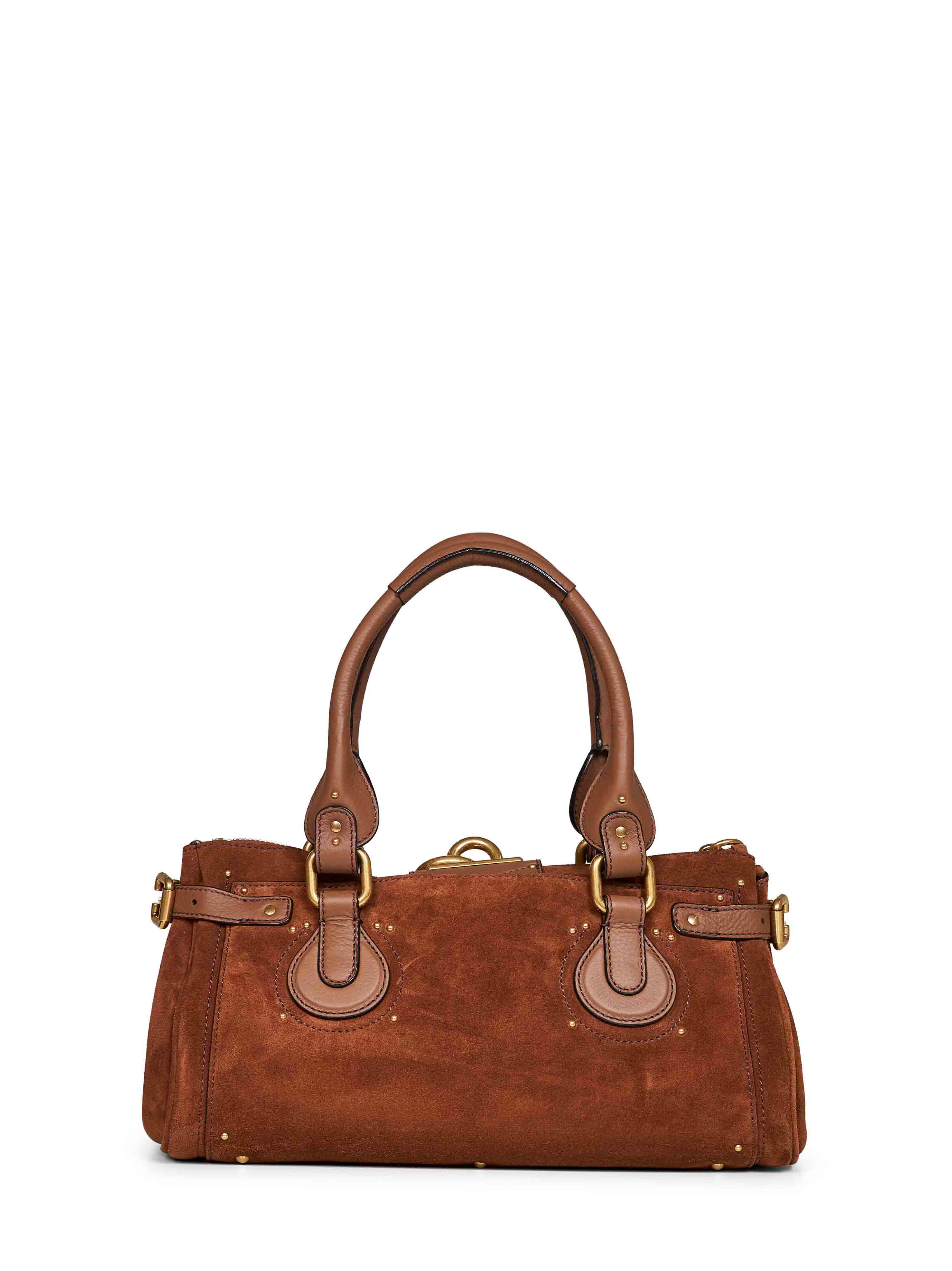 Chloé Women Vintage Brown Paddington Handbag