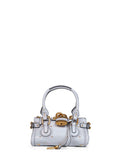 Chloé Women Greyish Blue Paddington Small Handbag