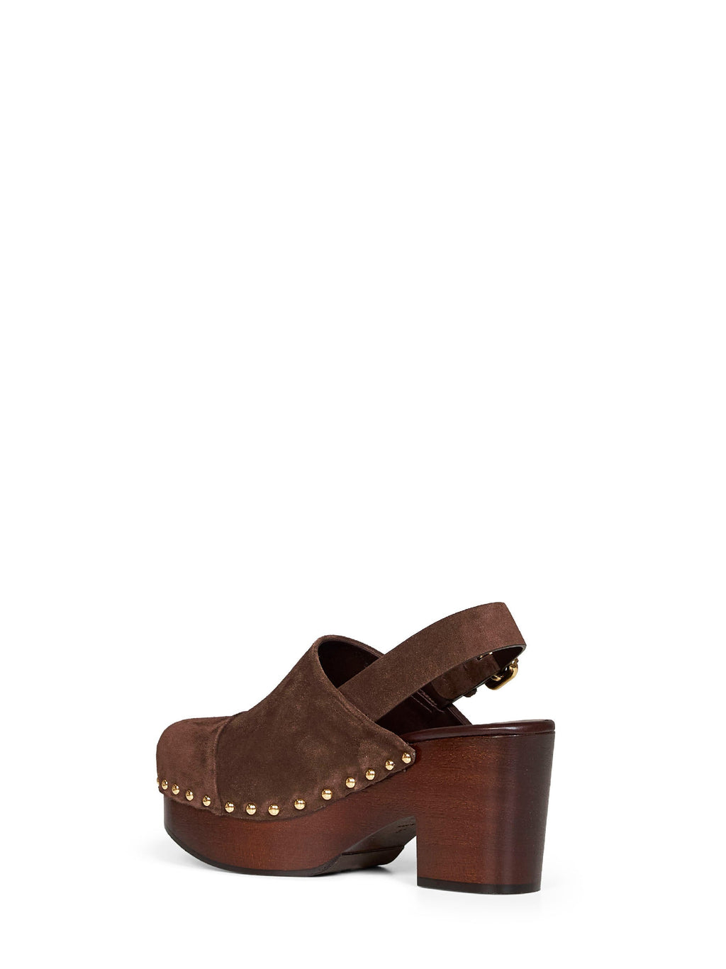 Chloé Women Chocolate Brown Jeannette Wedge Clogs