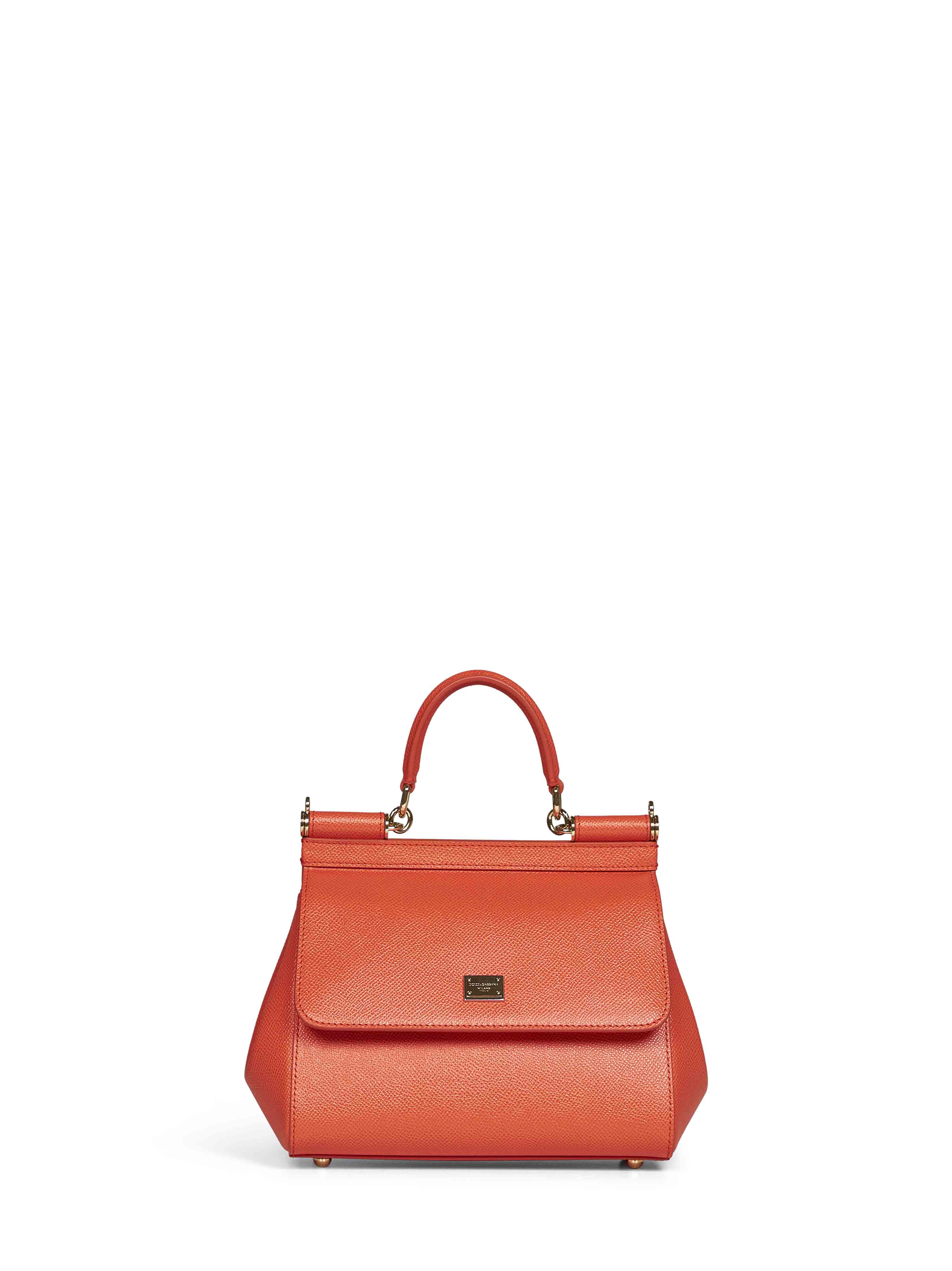 Dolce & Gabbana Women Orange Small Sicily Handbag
