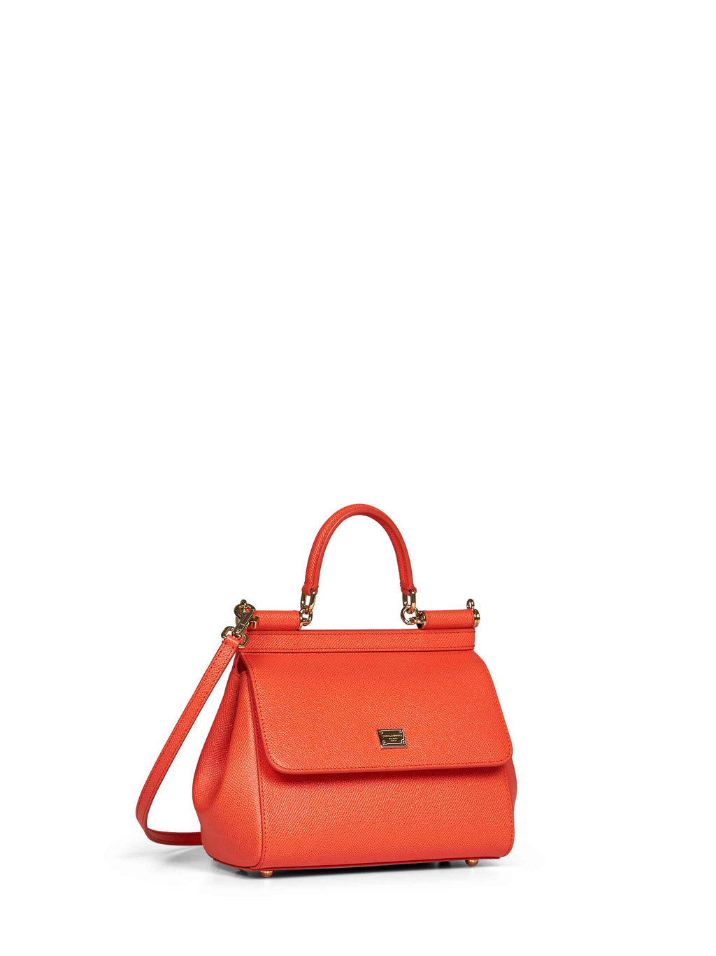 Dolce & Gabbana Women Orange Small Sicily Handbag