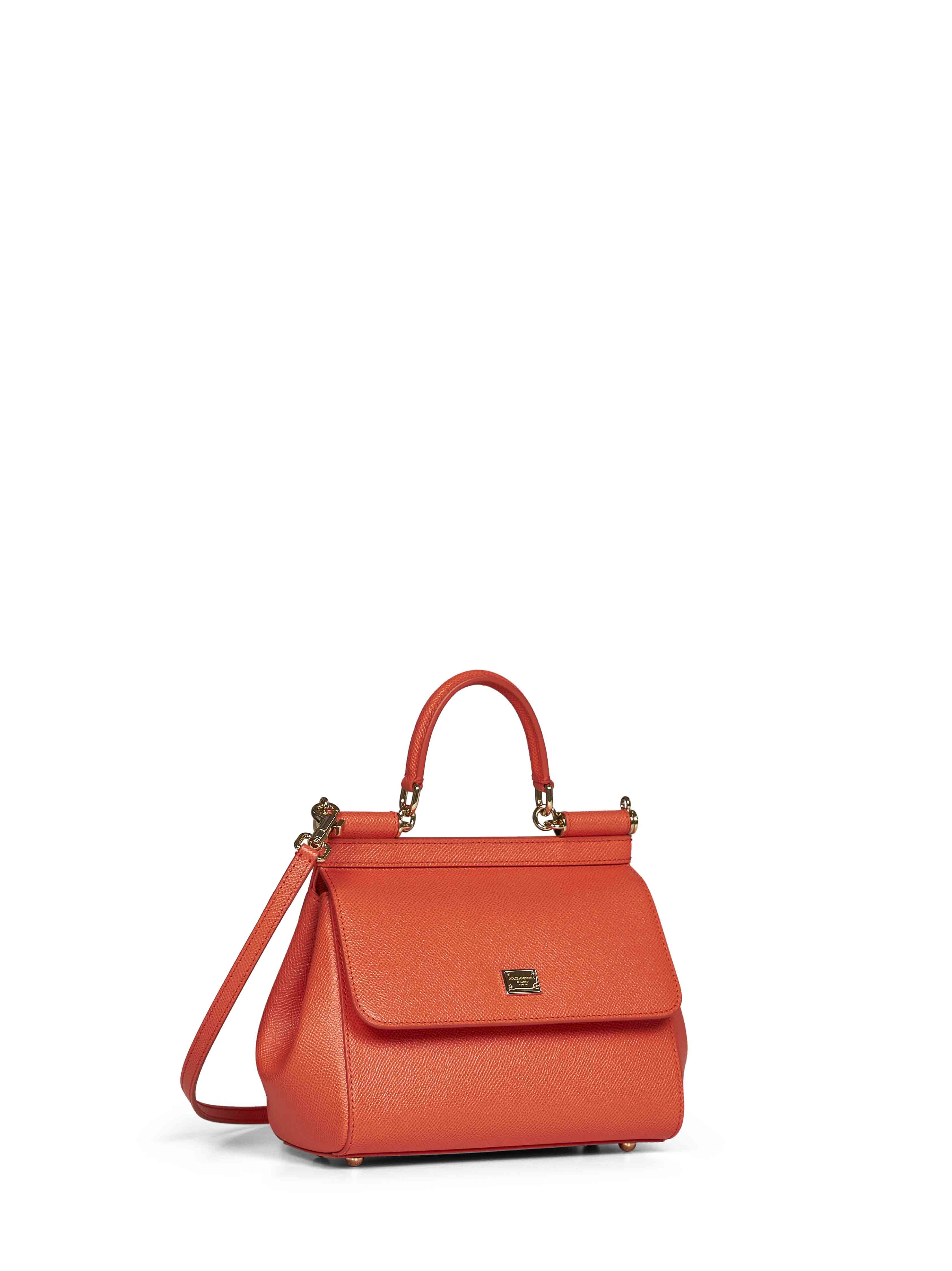 Dolce & Gabbana Women Orange Small Sicily Handbag
