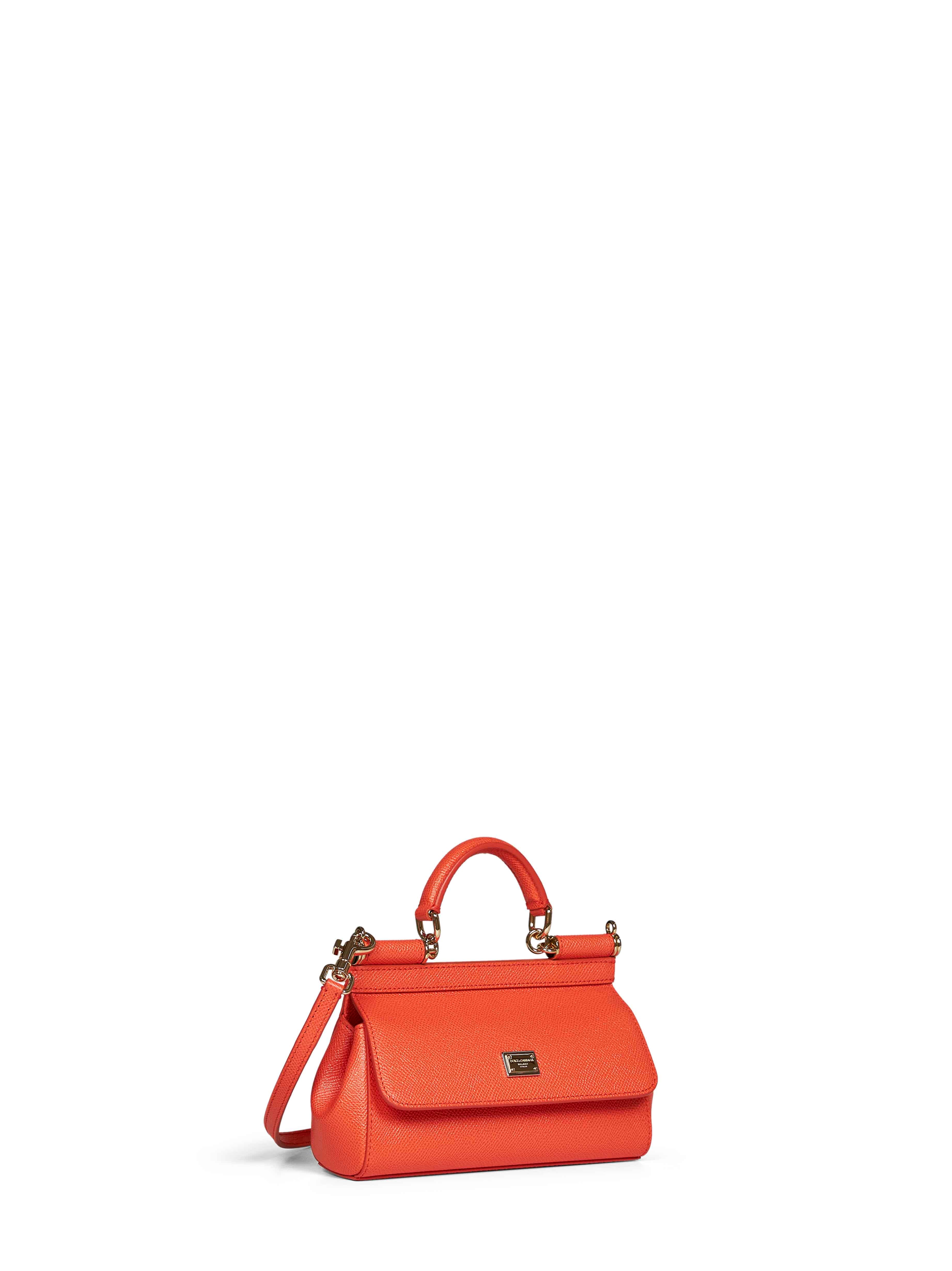Dolce & Gabbana Women Orange Mini Sicily Handbag
