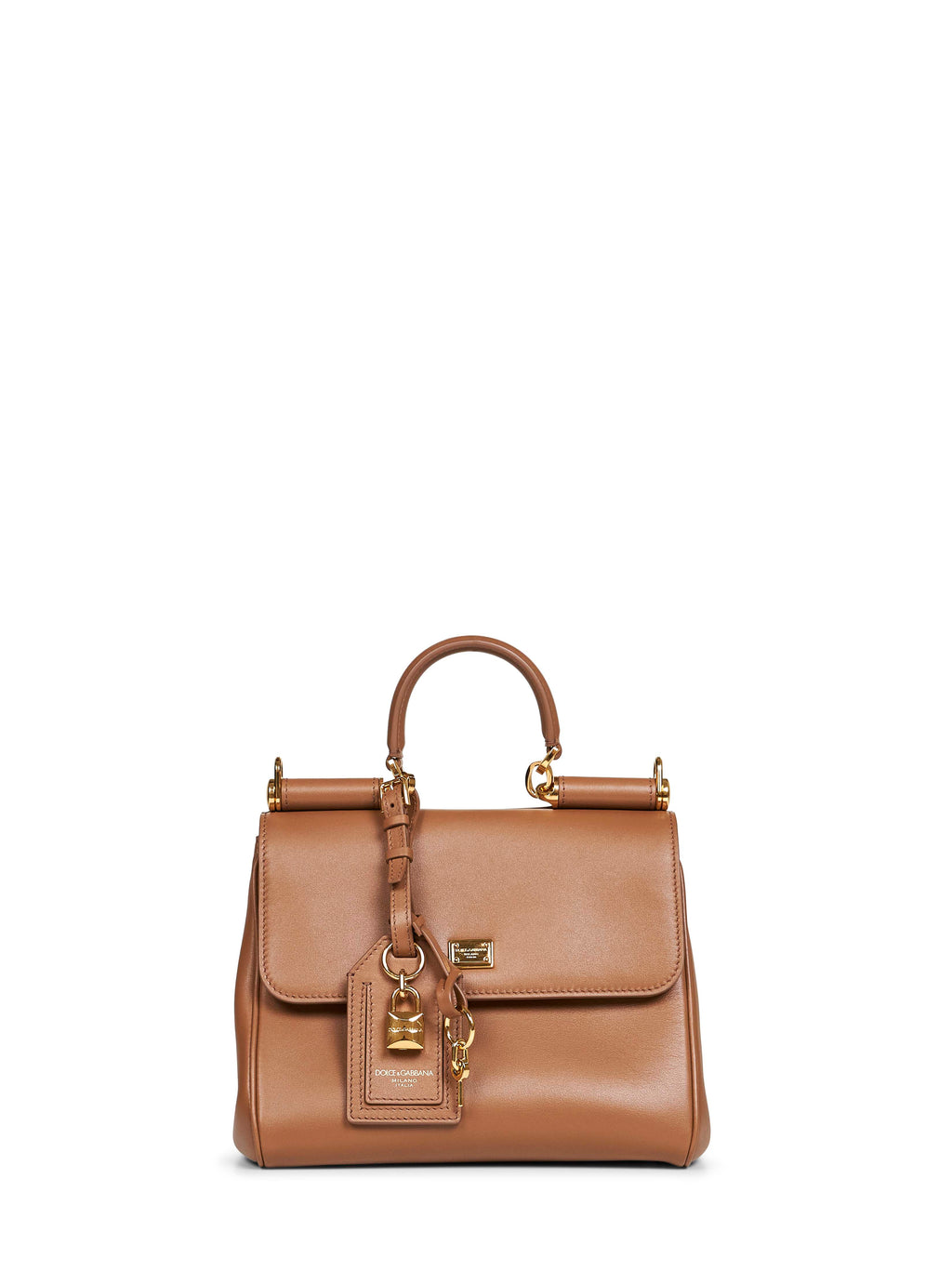 Dolce & Gabbana Women Caramel My Sicily Small Handbag