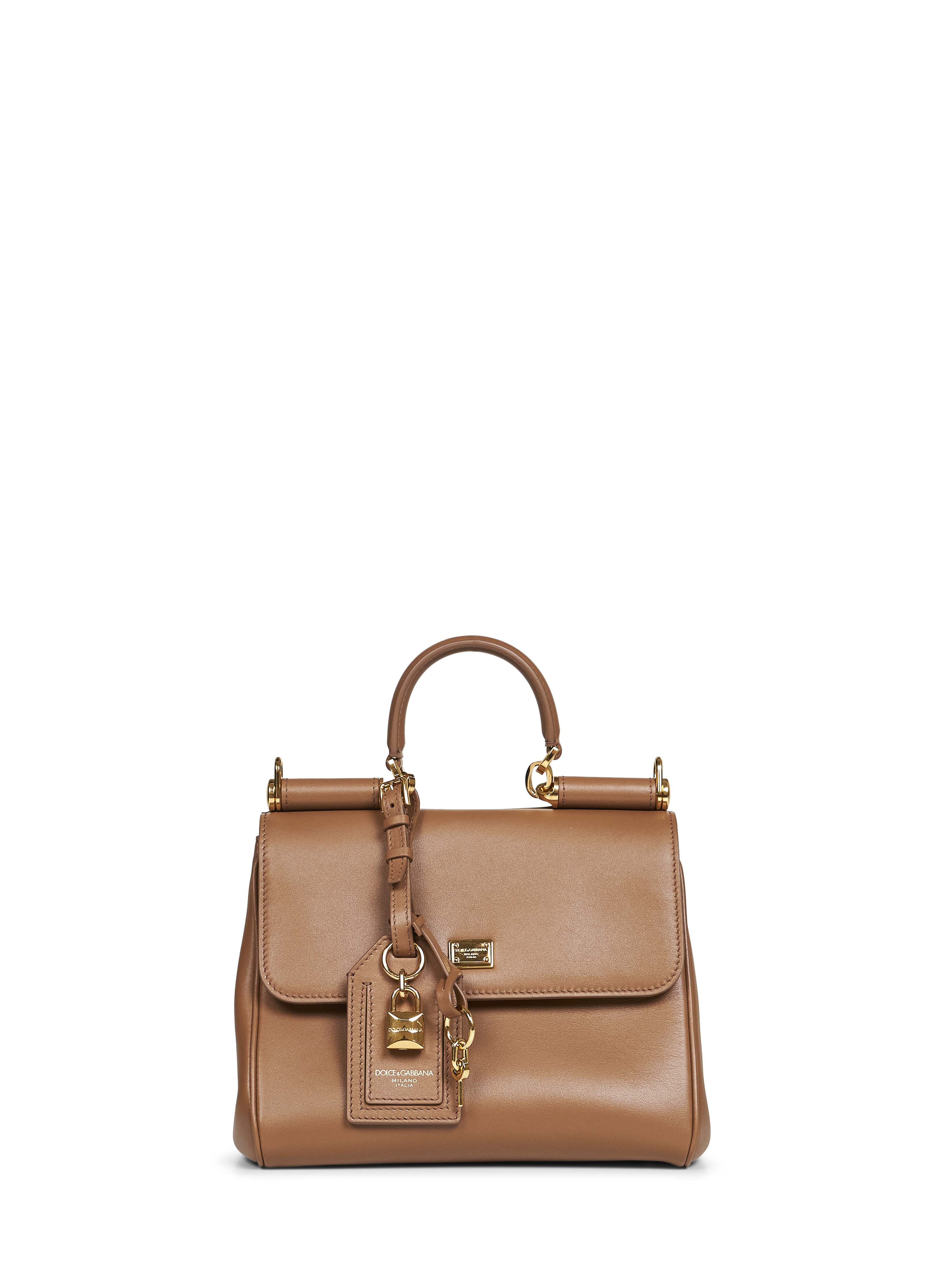 Dolce & Gabbana Women Caramel My Sicily Small Handbag