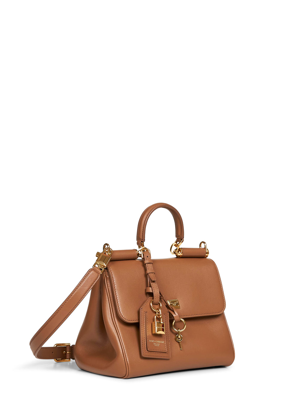 Dolce & Gabbana Women Caramel My Sicily Small Handbag