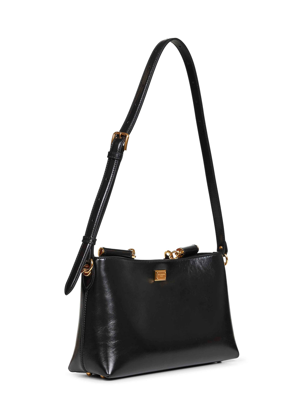 Dolce & Gabbana Women Black Vittoria Medium Handbag With Shoulder Strap