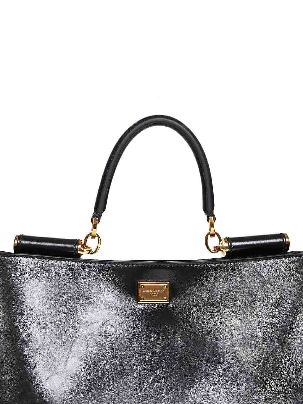 Dolce & Gabbana Women Black Vittoria Medium Handbag With Shoulder Strap