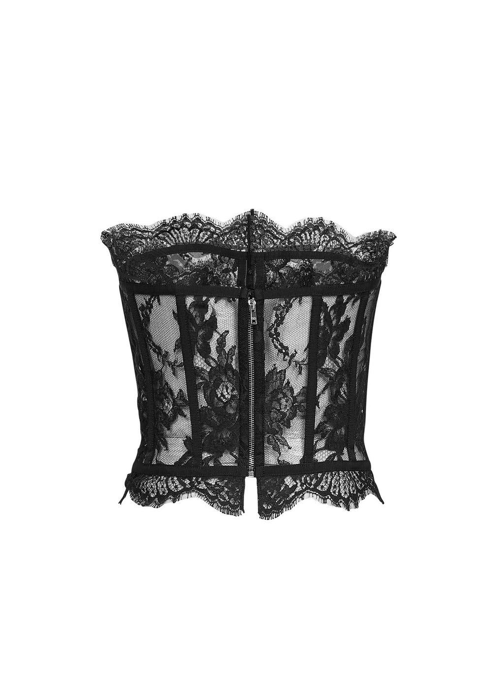 Dolce & Gabbana Women Black Chantilly Lace Bustier