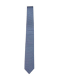 Ferragamo Men Dark Blue Gancini Silk Twill Carato Tie