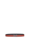 Ferragamo Men Two-Tone Gancini Reversible Belt