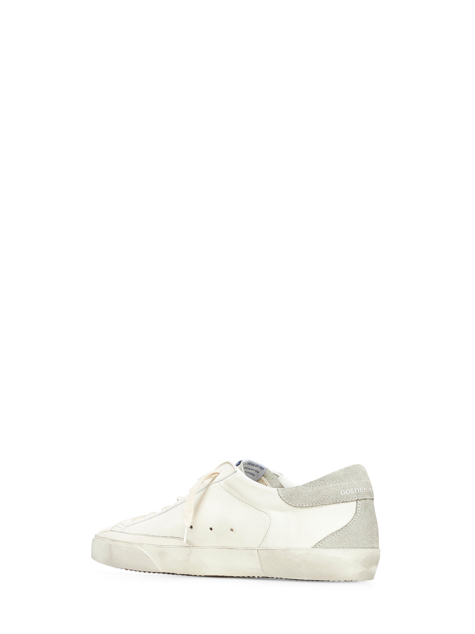 Golden Goose Men Super-Star Sneakers In White Leather