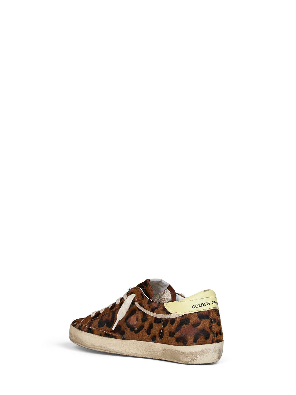 Golden Goose Women Leopard-Print Pony Skin Super-Star Sneakers