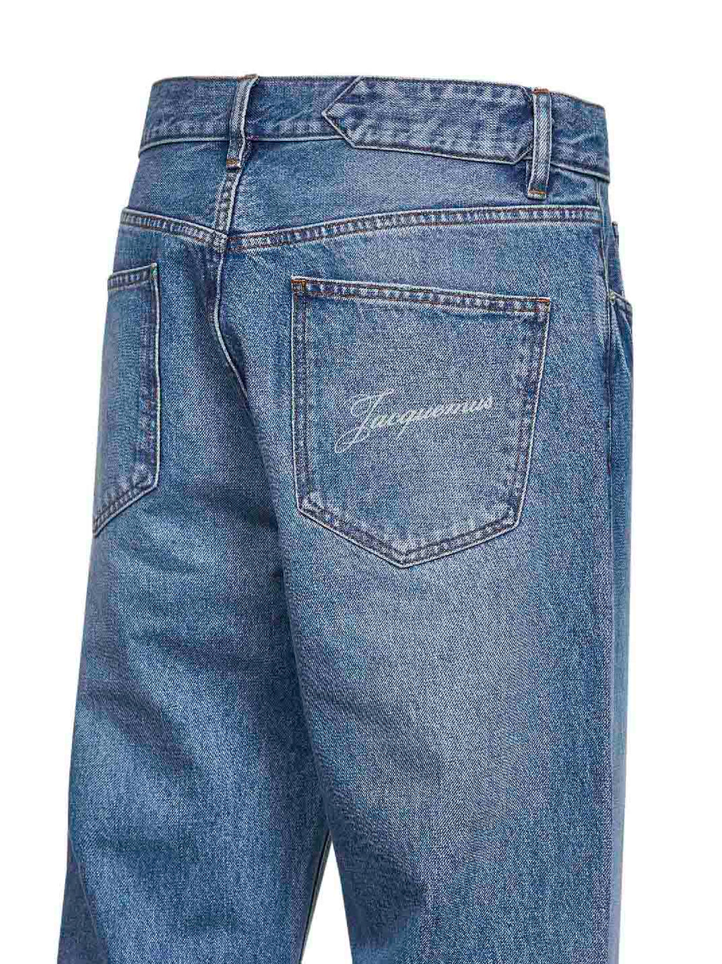 Jacquemus Men Blue The Straight De-Nîmes Denim Jeans<Br/>